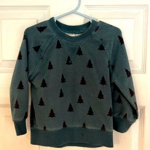 Hannah Andersson size 3T green tree pullover